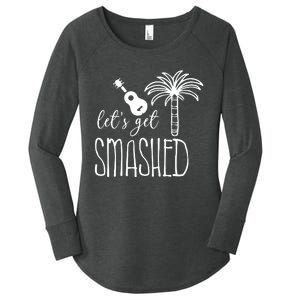 Let's Get Smashed Women's Perfect Tri Tunic Long Sleeve Shirt