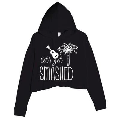 Let's Get Smashed Crop Fleece Hoodie