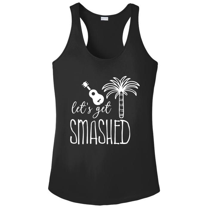 Let's Get Smashed Ladies PosiCharge Competitor Racerback Tank