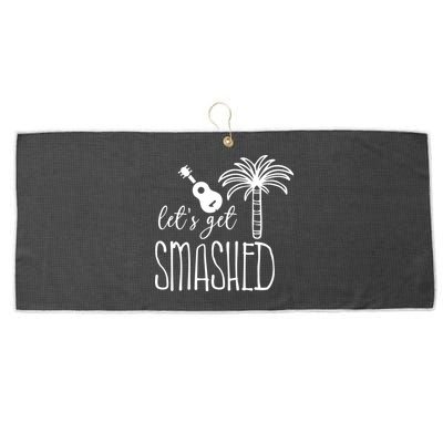 Let's Get Smashed Large Microfiber Waffle Golf Towel