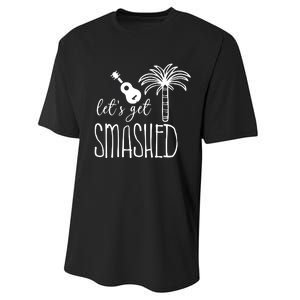 Let's Get Smashed Performance Sprint T-Shirt