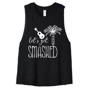 Let's Get Smashed Women's Racerback Cropped Tank