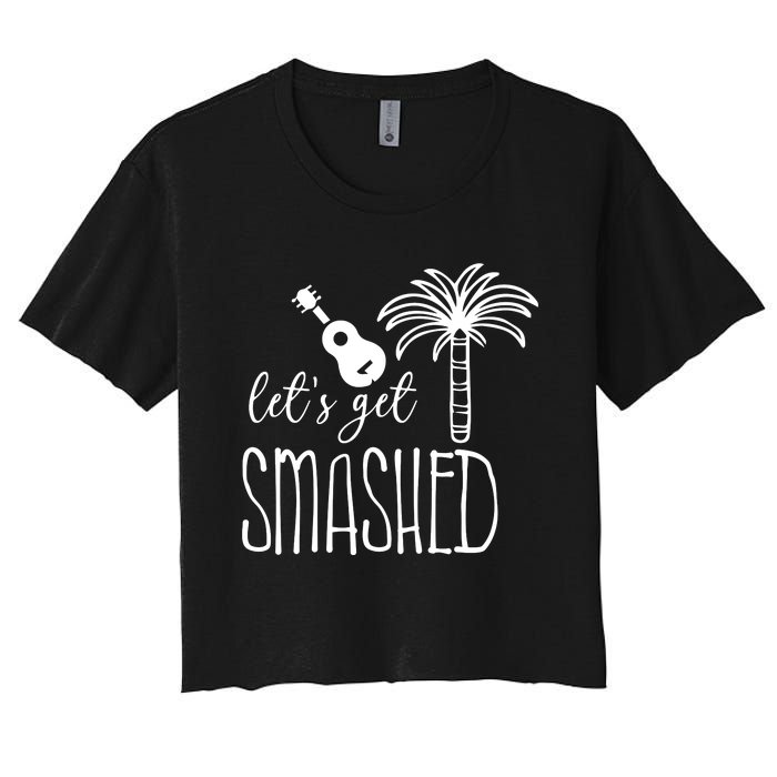 Let's Get Smashed Women's Crop Top Tee