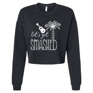 Let's Get Smashed Cropped Pullover Crew