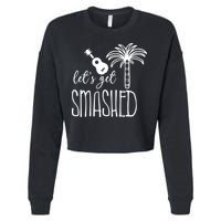 Let's Get Smashed Cropped Pullover Crew