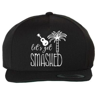 Let's Get Smashed Wool Snapback Cap