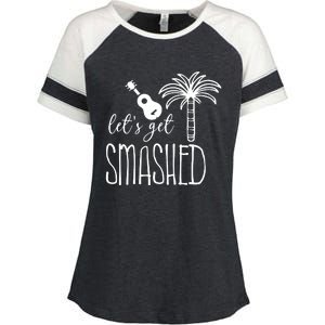 Let's Get Smashed Enza Ladies Jersey Colorblock Tee