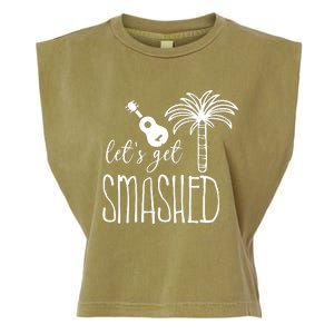 Let's Get Smashed Garment-Dyed Women's Muscle Tee