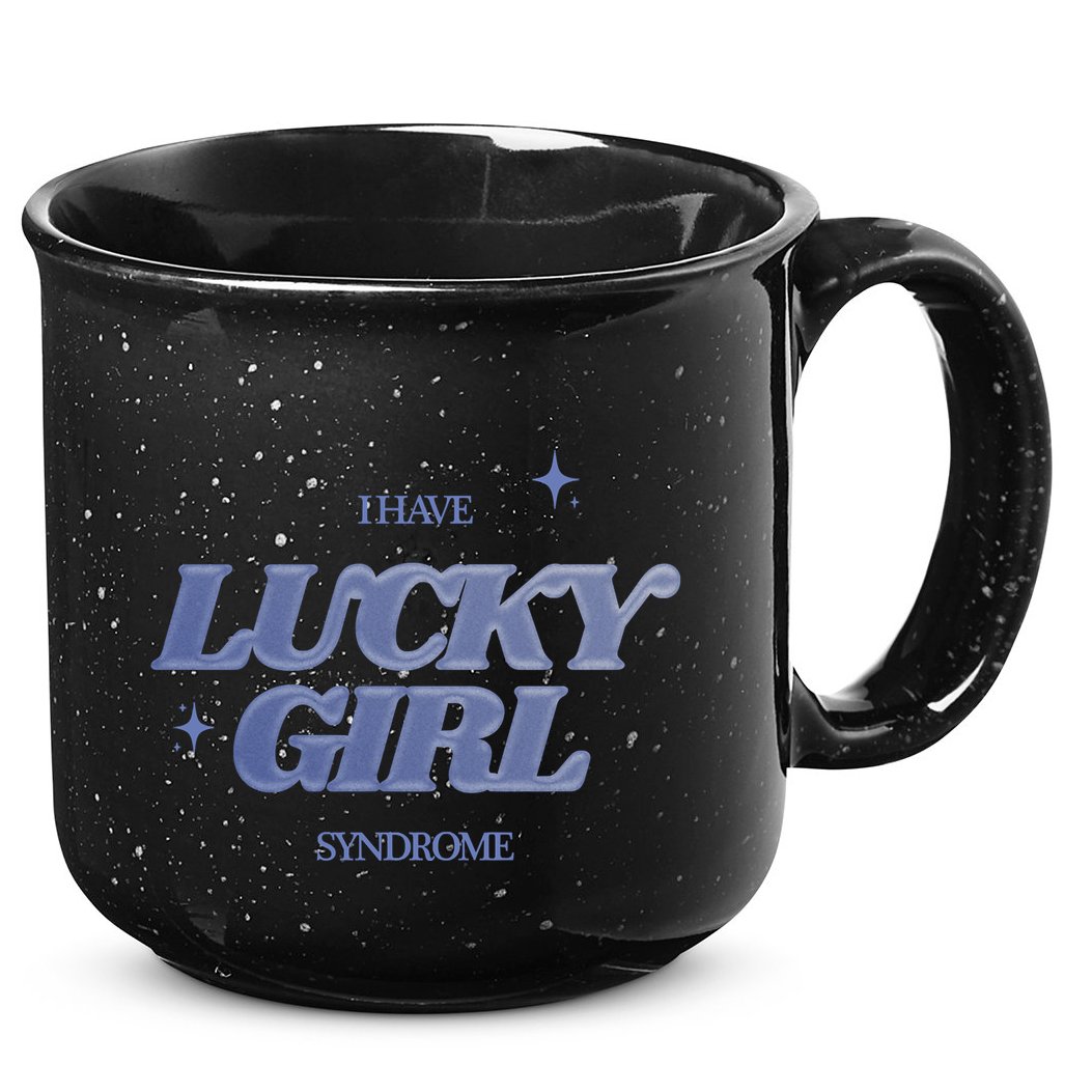 Lucky Girl Syndrome 777 Angel Number Manifestation 15oz Campfire Ceramic Mug