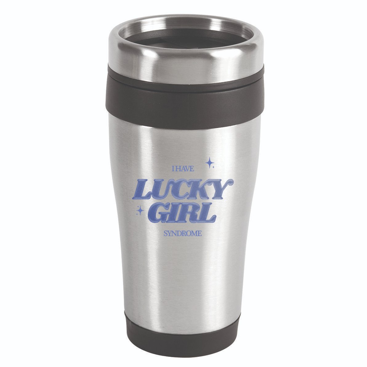 Lucky Girl Syndrome 777 Angel Number Manifestation 16oz Travel Tumbler