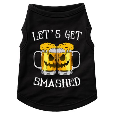 LetS Get Smashed Pumpkin Halloween Beer Mugs Ing Gift Doggie Tank