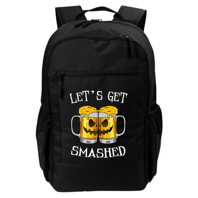 LetS Get Smashed Pumpkin Halloween Beer Mugs Ing Gift Backpack