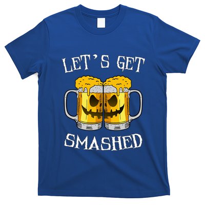 LetS Get Smashed Pumpkin Halloween Beer Mugs Ing Gift T-Shirt