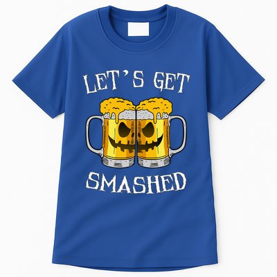 LetS Get Smashed Pumpkin Halloween Beer Mugs Ing Gift Tall T-Shirt