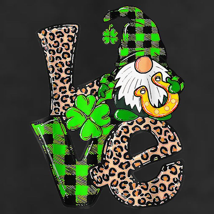 Love Gnomes Shamrock Horseshoe St Patrick's Day Cool Comfort Performance Bucket Hat