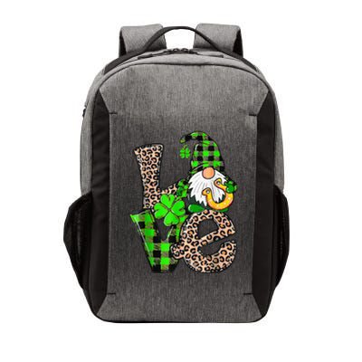 Love Gnomes Shamrock Horseshoe St Patrick's Day Vector Backpack