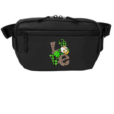 Love Gnomes Shamrock Horseshoe St Patrick's Day Crossbody Pack