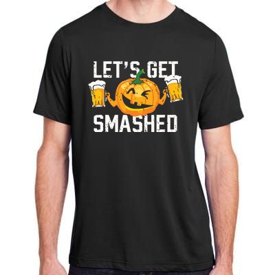 Lets Get Smashed Funny Pumpkin Beer Halloween Costume Adult ChromaSoft Performance T-Shirt