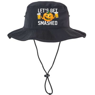 Lets Get Smashed Funny Pumpkin Beer Halloween Costume Legacy Cool Fit Booney Bucket Hat