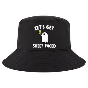 Lets Get Sheet Faced Beer Funny Halloween Costume Funny Cool Comfort Performance Bucket Hat