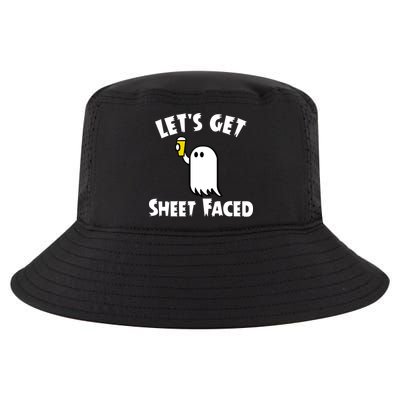 Lets Get Sheet Faced Beer Funny Halloween Costume Funny Cool Comfort Performance Bucket Hat