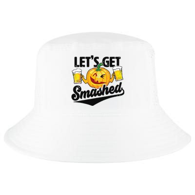 Lets Get Smashed Funny Pumpkin Beer Halloween Cool Comfort Performance Bucket Hat