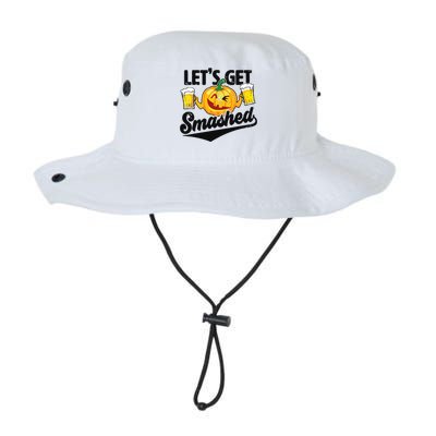 Lets Get Smashed Funny Pumpkin Beer Halloween Legacy Cool Fit Booney Bucket Hat