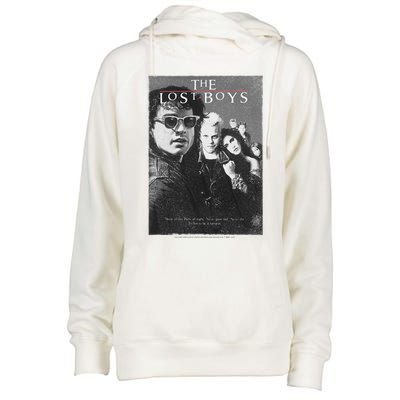 Lost Group Shot Movie Poster Womens Funnel Neck Pullover Hood