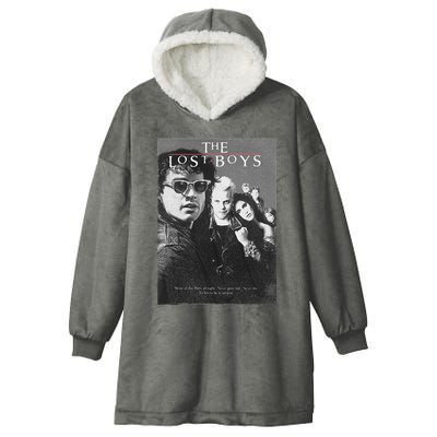 Lost Group Shot Movie Poster Hooded Wearable Blanket