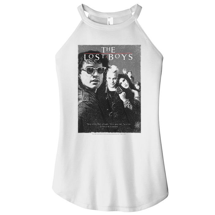 Lost Group Shot Movie Poster Women's Perfect Tri Rocker Tank