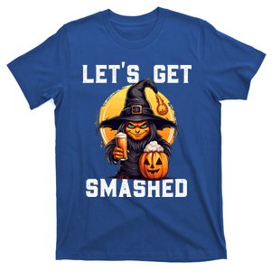 LetS Get Smashed Witch Beer Halloween Funny Gift T-Shirt