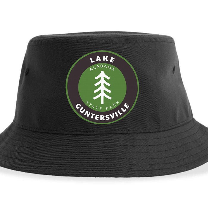 Lake Guntersville State Park Alabama Al Tree Badge Vacation Sustainable Bucket Hat