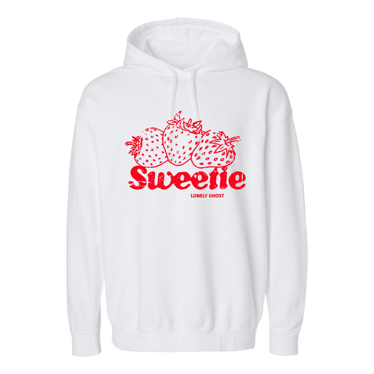 Lonely Ghost Shop Sweetie Garment-Dyed Fleece Hoodie
