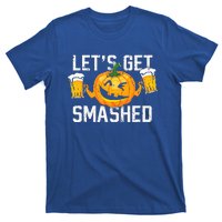 Lets Get Smashed Funny Pumpkin Beer Halloween Costume T-Shirt