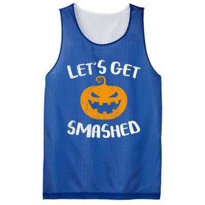 LetS Get Smashed Pumpkin Gift Halloween Ing Gift Great Gift Mesh Reversible Basketball Jersey Tank