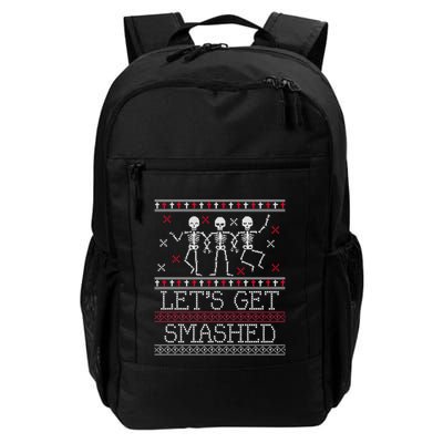 Lets Get Smashed Ugly Christmas Sweaters Great Gift Backpack