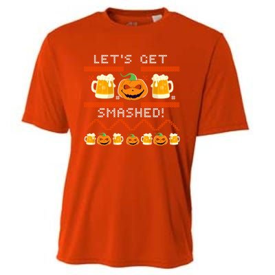 Lets Get Smashed Ugly Halloween Party Sweater Cool Gift Cooling Performance Crew T-Shirt