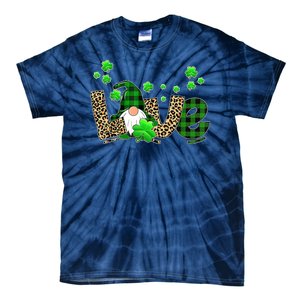 Love Gnome St Patrick's Day Tie-Dye T-Shirt