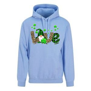 Love Gnome St Patrick's Day Unisex Surf Hoodie