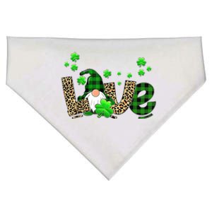 Love Gnome St Patrick's Day USA-Made Doggie Bandana