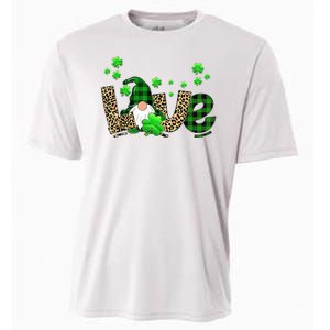 Love Gnome St Patrick's Day Cooling Performance Crew T-Shirt