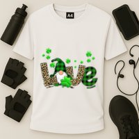 Love Gnome St Patrick's Day Cooling Performance Crew T-Shirt