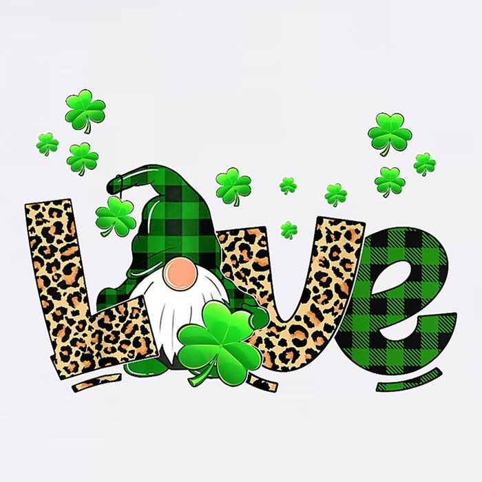 Love Gnome St Patrick's Day Cooling Performance Crew T-Shirt