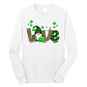 Love Gnome St Patrick's Day Long Sleeve Shirt