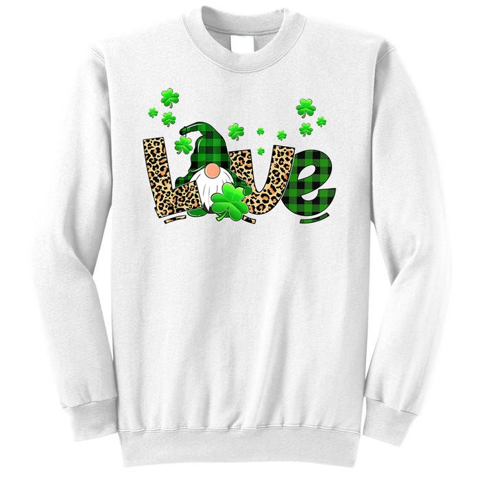 Love Gnome St Patrick's Day Sweatshirt