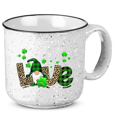 Love Gnome St Patrick's Day 15oz Campfire Ceramic Mug