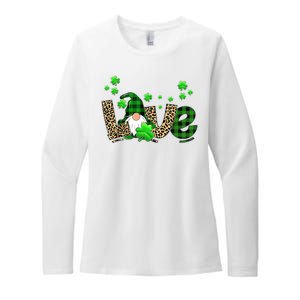 Love Gnome St Patrick's Day Womens CVC Long Sleeve Shirt