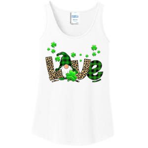 Love Gnome St Patrick's Day Ladies Essential Tank