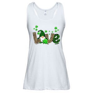 Love Gnome St Patrick's Day Ladies Essential Flowy Tank