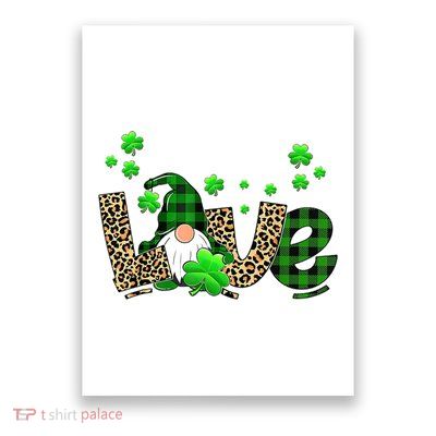 Love Gnome St Patrick's Day Poster